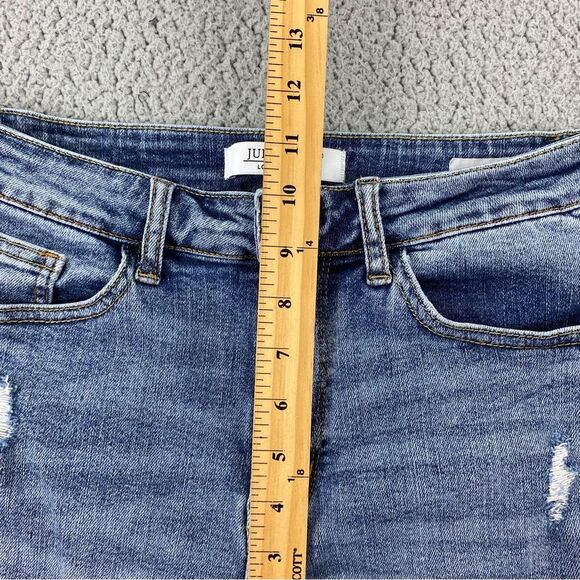 Judy Blue Women's Destroyed Slim Fit Ankle Stretch Jeans | Size: 5/27 - Picture 10 of 15